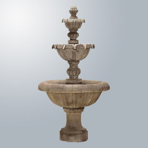 Elegant Three-Tier Outdoor Water Fountain for Your Garden