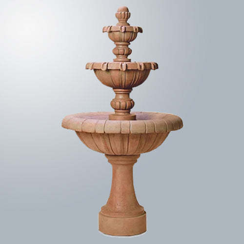 Elegant Three-Tiered Outdoor Water Fountain for Your Garden