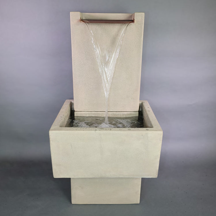 Elegant Lamina Patio Wall Fountain for a Tranquil Outdoor Oasis