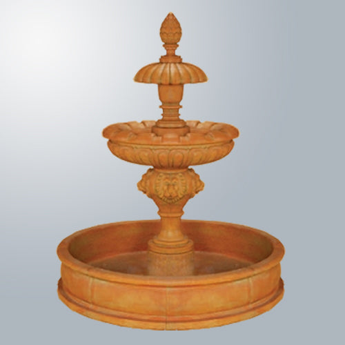 Elegant Two-Tier Laurent Pond Fountain for Your Garden