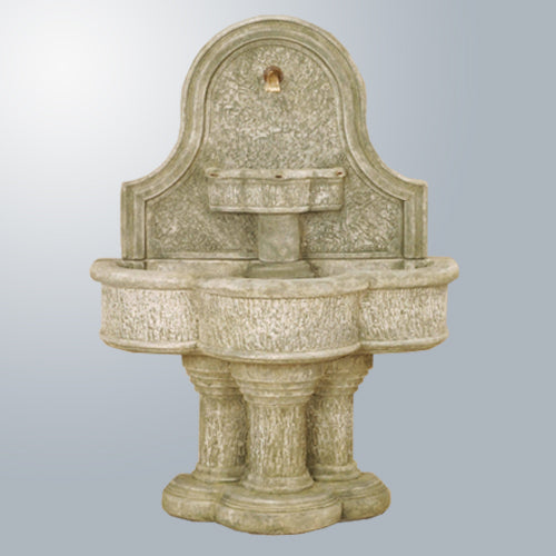 Elegant Lavica Outdoor Wall Water Fountain with Spout