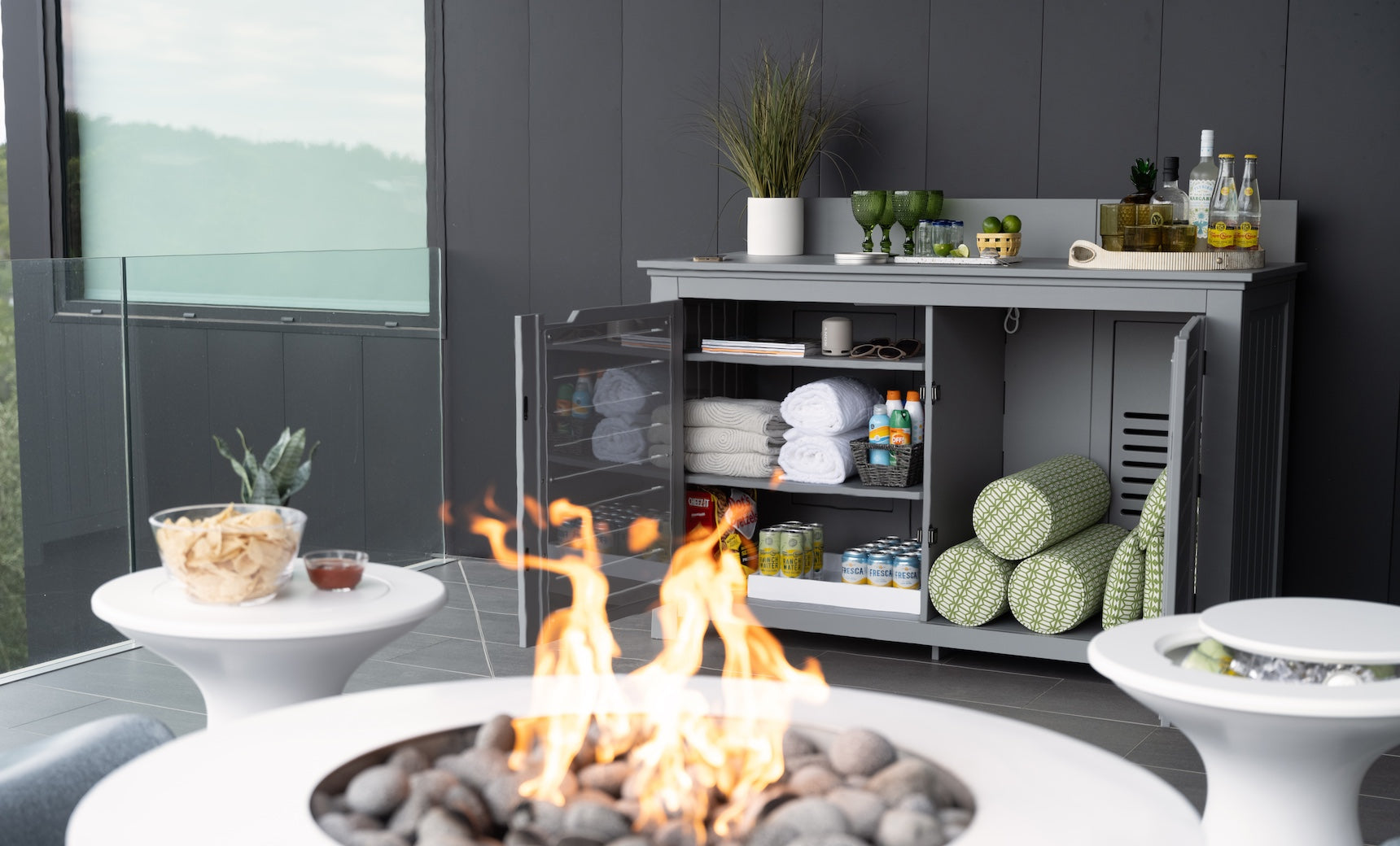 Ledge Mainstay Bar Credenza-MADE TO ORDER 10-12 WEEKS