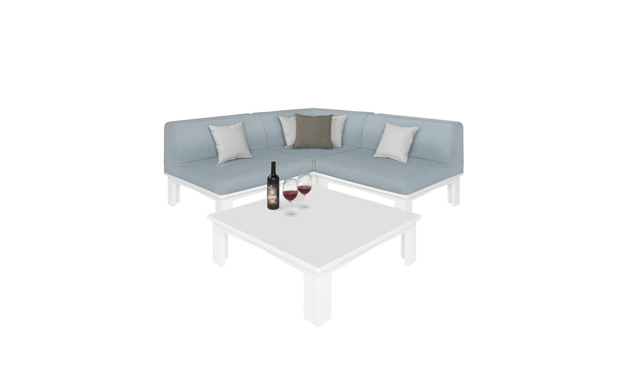 Ledge Mainstay Sectional 4 Piece Diamond