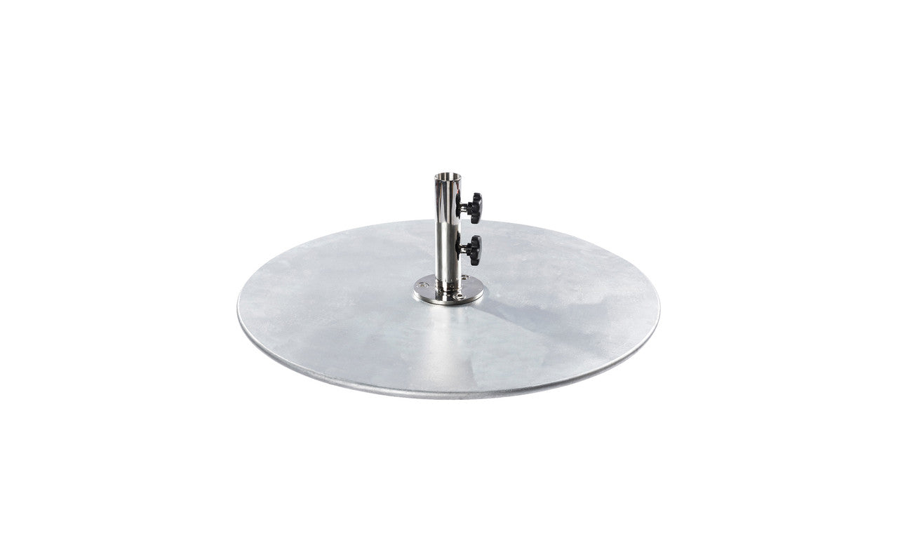 Ledge Galvanized Steel Stack Umbrella Base-MADE TO ORDER