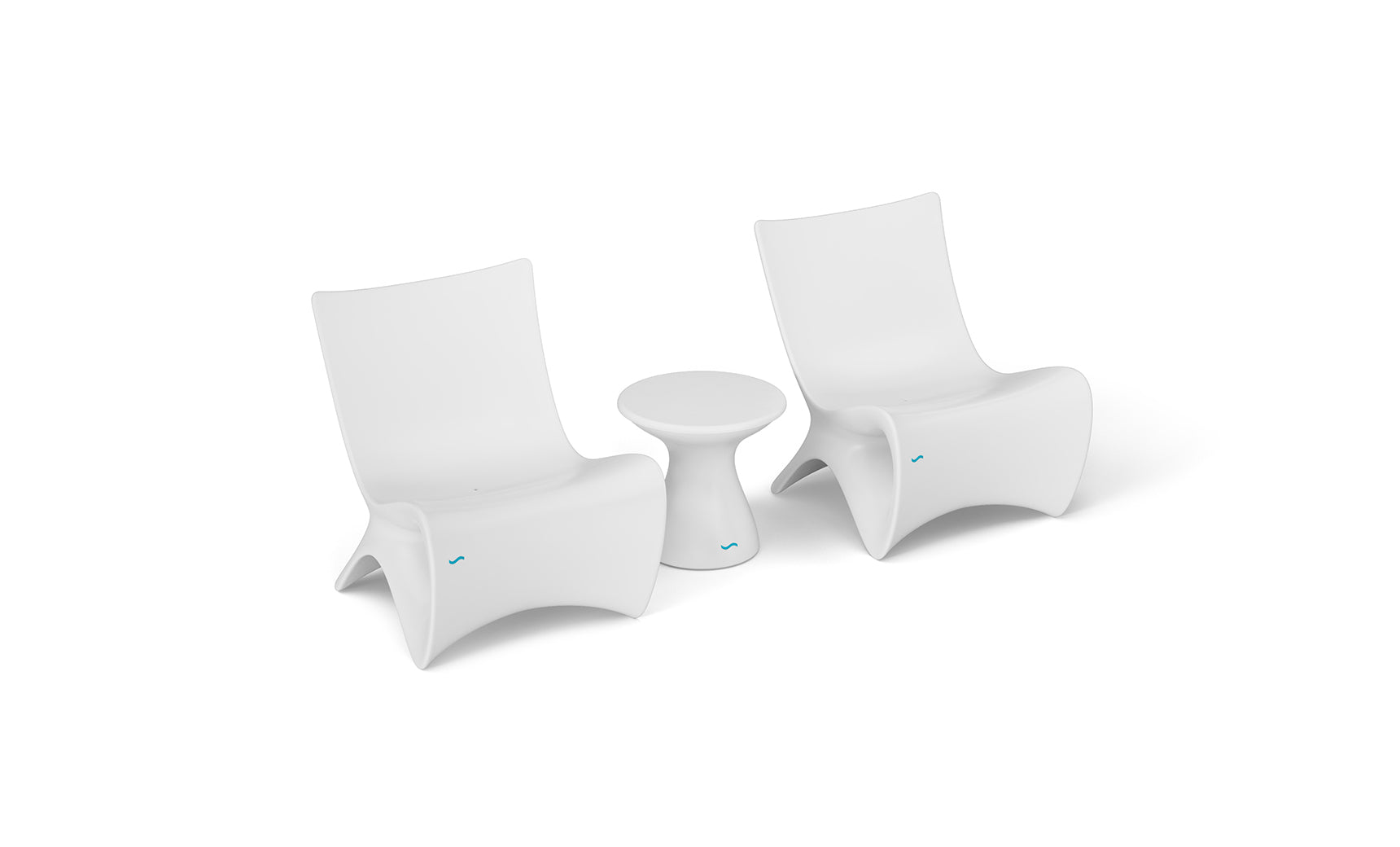 Ledge Autograph Chair and Side Table Set