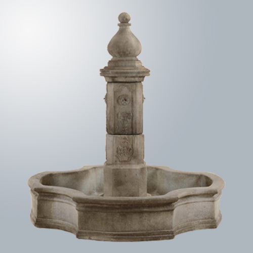 Elegant Lorraine Pond Fountain with Stunning Monaco Finial