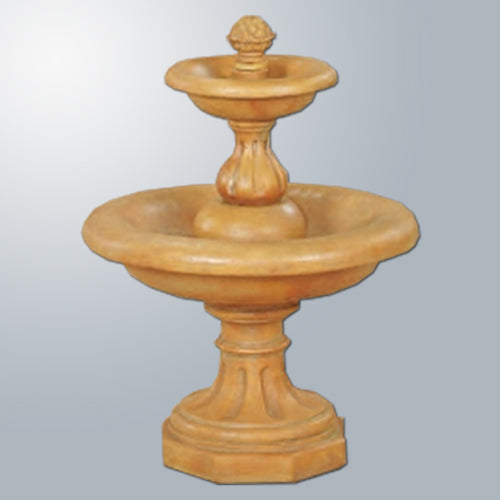 Elegant Mantova Two-Tier Water Fountain for Tranquil Outdoor Spaces
