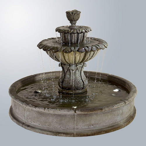 Elegant Minutus Florian Pond Fountain for Timeless Outdoor Serenity