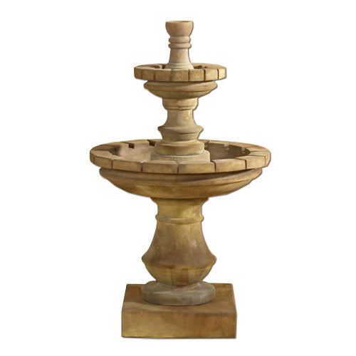 Charming Montefalco Two-Tier Small Fountain for Your Garden Oasis