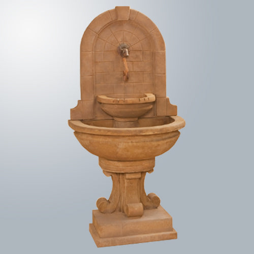 Charming Rustic Spout Montefalco Wall Fountain
