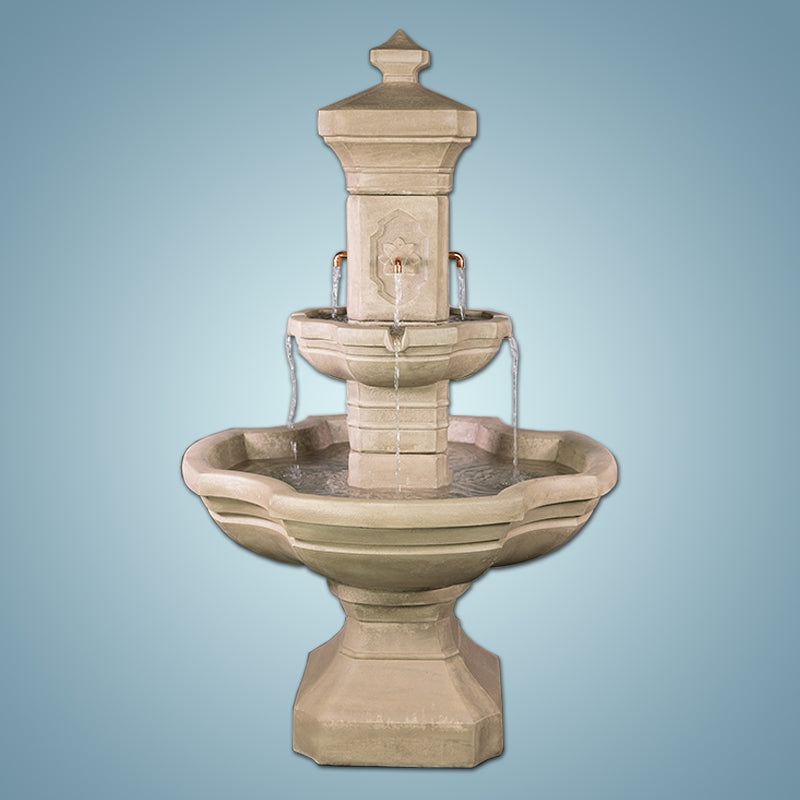 Elegant Monterosso Courtyard Fountain for Your Outdoor Oasis