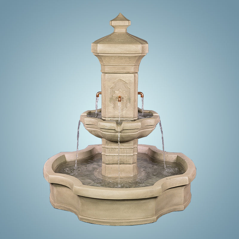 Elegant Monterosso Pond Fountain for a Serene Water Feature