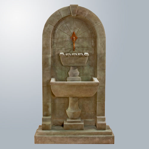 Elegant Monterosso Wall Fountain for a Serene Ambiance