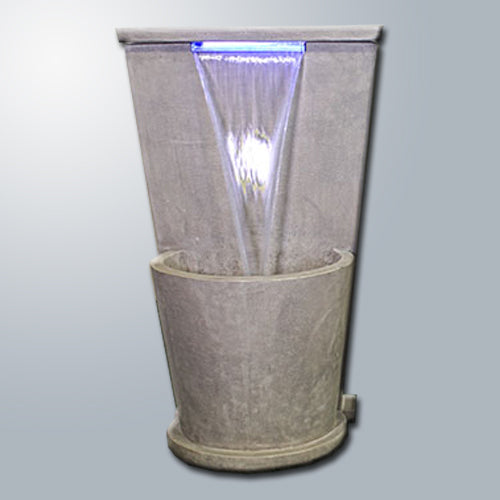 Nadine Radiant Aqua Glow Wall Fountain