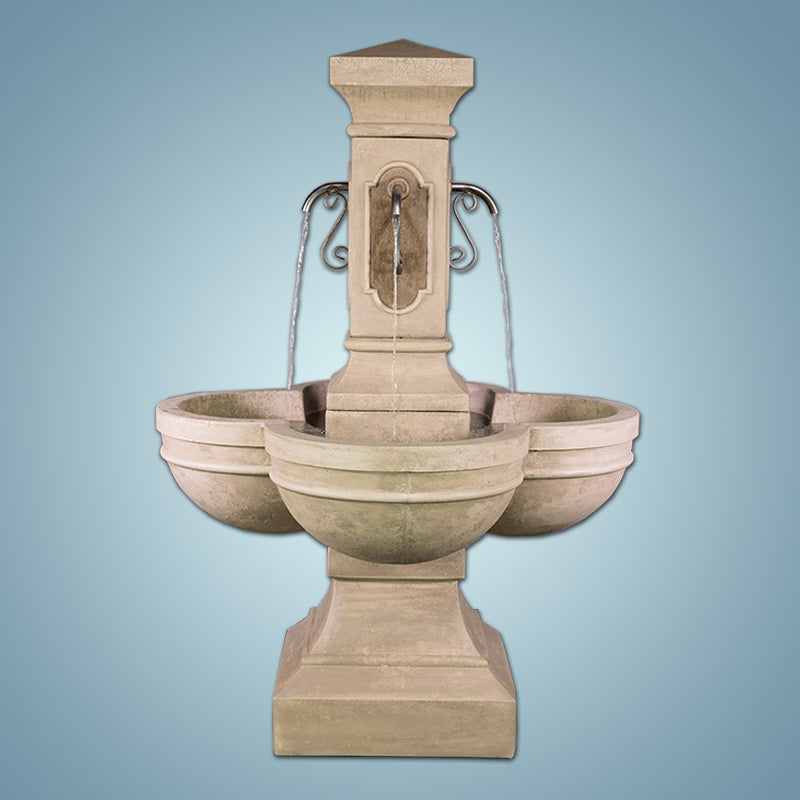 Elegant Navona Courtyard Fountain - Transform Your Outdoor Space
