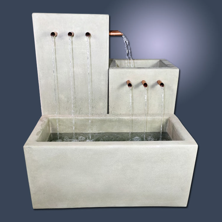 Sleek Novem Contemporary Fountain