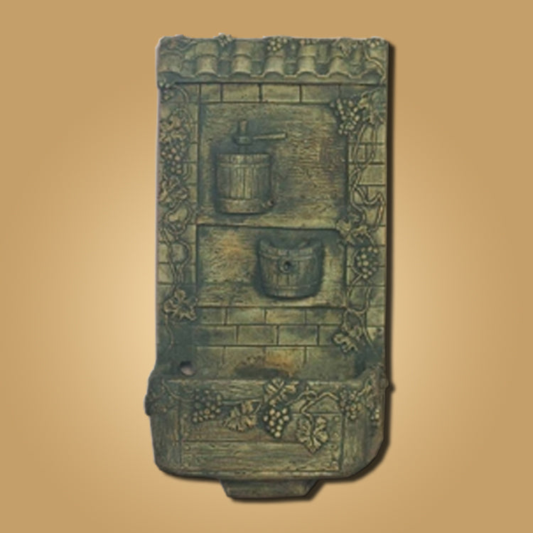 Charming Vintage Winery Wall Fountain