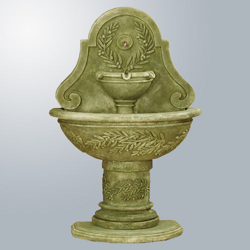 Elegant Oliva Outdoor Wall Water Fountain for Tranquil Spaces