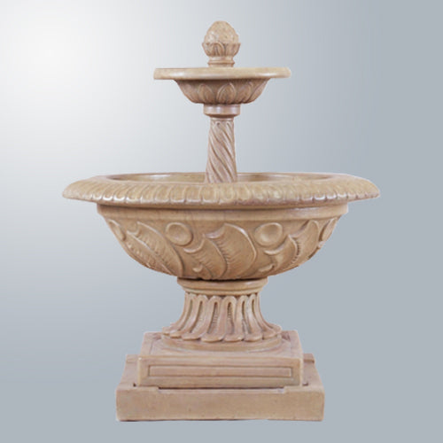 Elegant Orvieto Two-Tiered Fountain for Stunning Outdoor Decor
