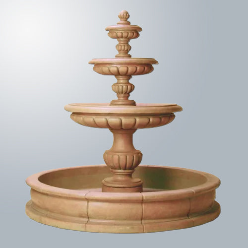 Elegant Parigi Pond Outdoor Water Fountain for Your Garden Serenity