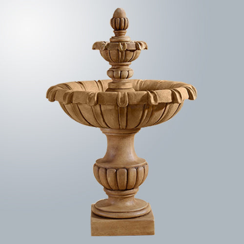 Charming Petite Chateau Two-Tier Fountain