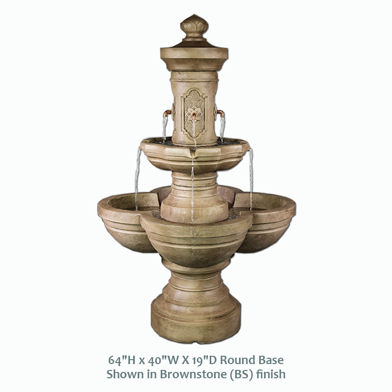 Enchanting Ponticello Courtyard Fountain for Outdoor Serenity