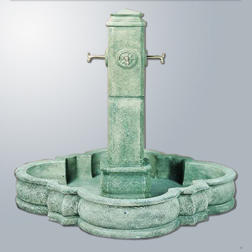 Stunning Portofino Outdoor Water Fountain with Elegant Spouts