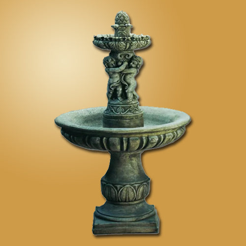 Charming Putti Outdoor Water Fountain for Enchanting Garden Ambiance