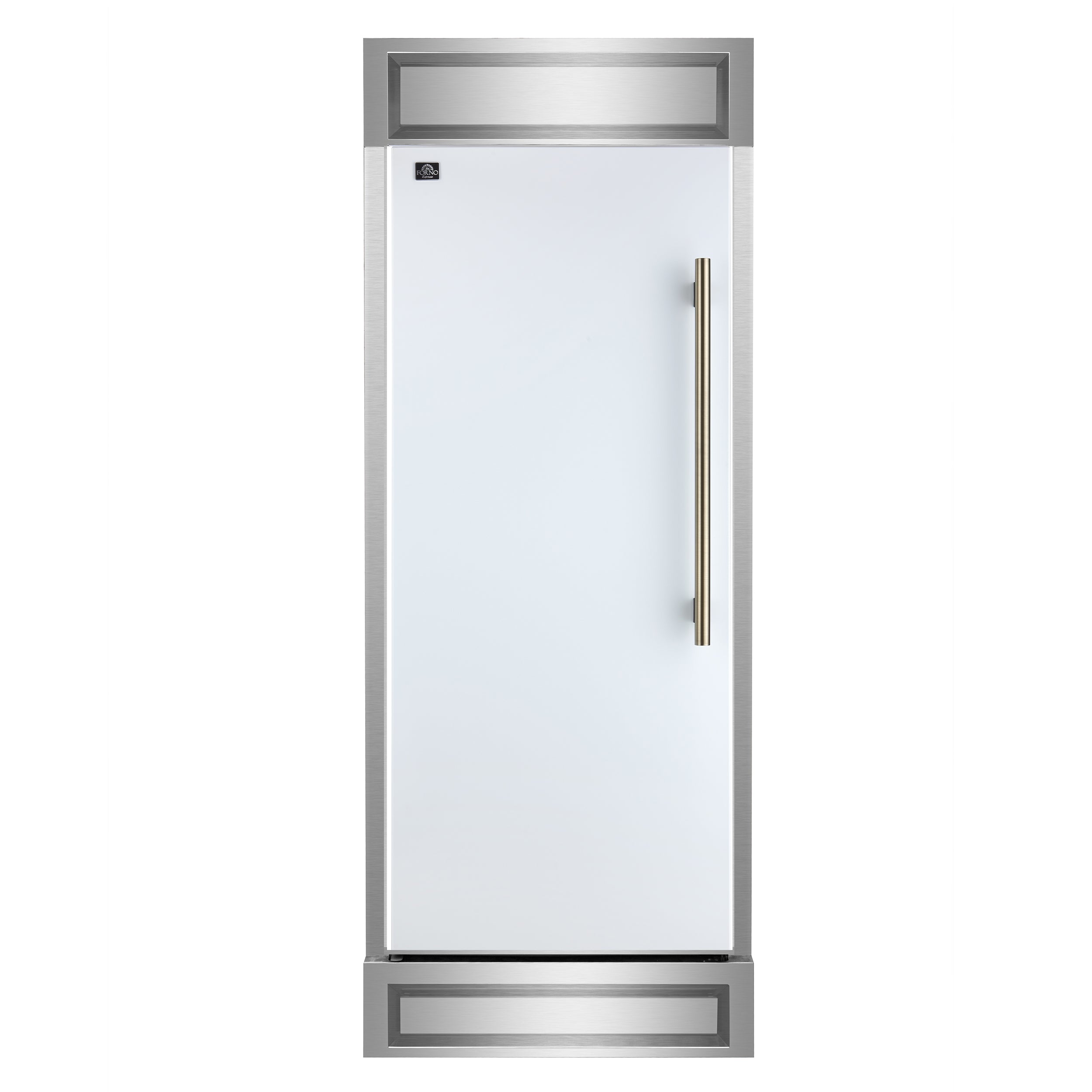 Forno Maderno 28-Inch Built-In Convertible Refrigerator, 13.6 cu.ft, Left Swing, Decorative Grill, ENERGY STAR Certified