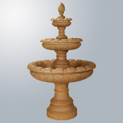 Elegant Three-Tiered Regale Fountain