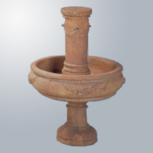 Elegant Rosa Column Water Fountain for Your Garden