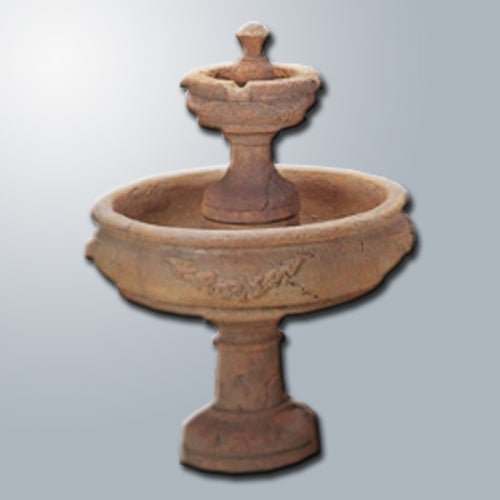 Elegant Rosa Two-Tier Water Fountain