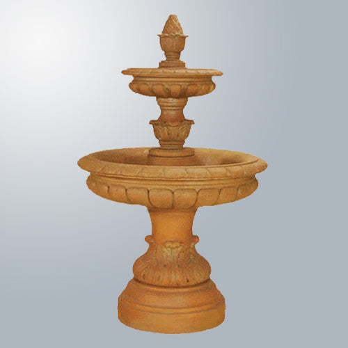 Elegant Rosea Two-Tier Fountain for Your Outdoor Oasis