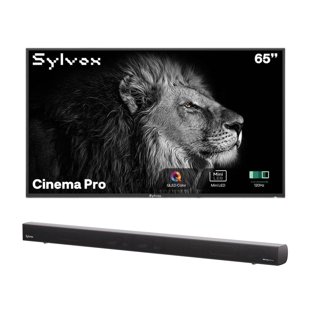 Sylvox Cinema Pro 65" Helio QLED 120HZ Outdoor TV(3500Nits)-2025 Model
