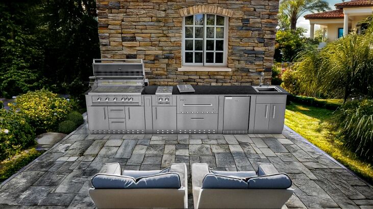 Sunstone Grills THE FRENCH QUARTER 13 Foot 7 Inch Large Expansive Island Package – SCP_FRENCHQUARTER13.7