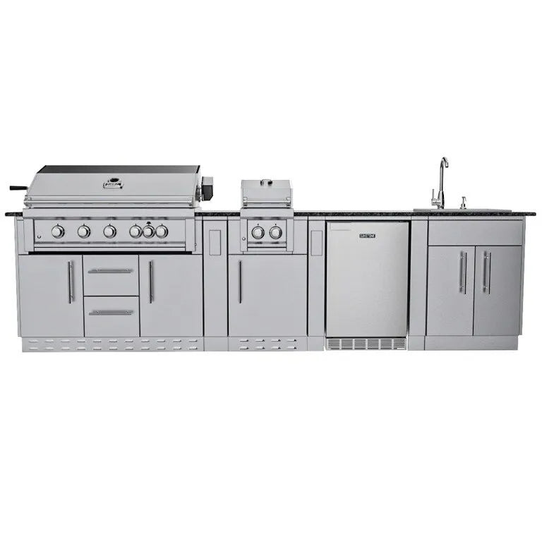 Sunstone Grills THE GULF BREEZE 10 Foot Expansive High Quality Cabinet Island Package – SCPGULFBREEZE10.2