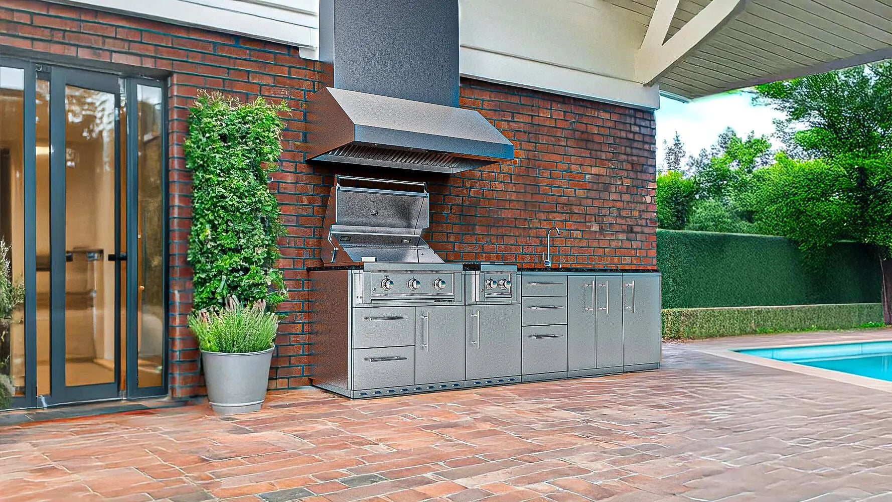 Sunstone Grills THE MAGNOLIA 10FT ADA-Compliant Cabinet Island Package – SCPMAGNOLIA10