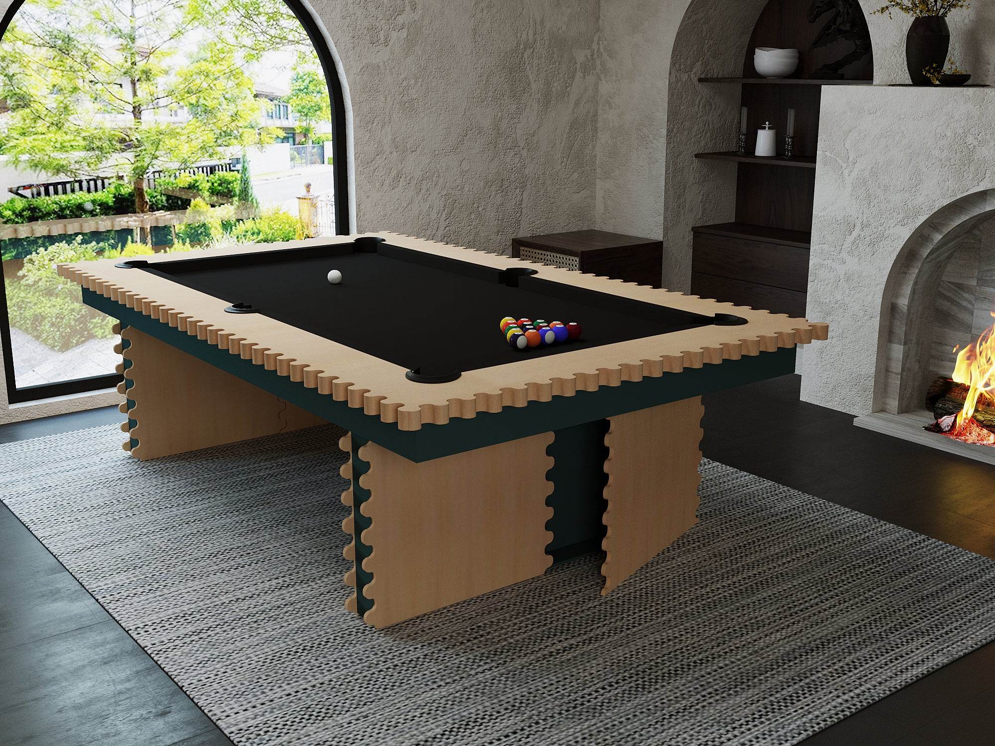 Sean Woolsey Squiggles Pool Table