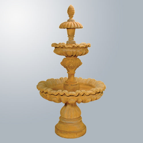 Exquisite San Marco Three-Tier Fountain - Perfectly Plumbed for Pond Elegance!