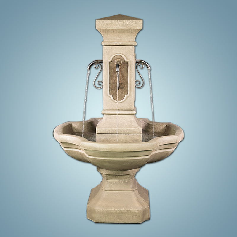 Elegant San Pietro Courtyard Fountain for Timeless Outdoor Charm