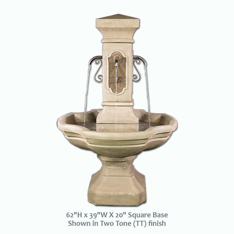 Elegant San Pietro Courtyard Fountain for Timeless Outdoor Charm