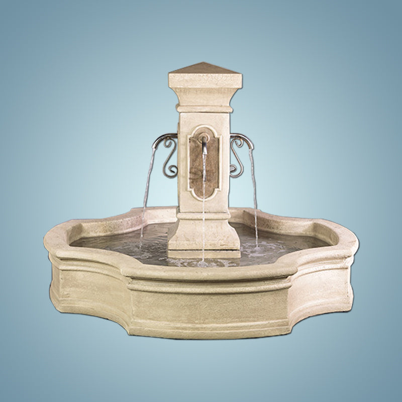 Elegante Fontana da Giardino San Pietro Monaco con Stile Classico