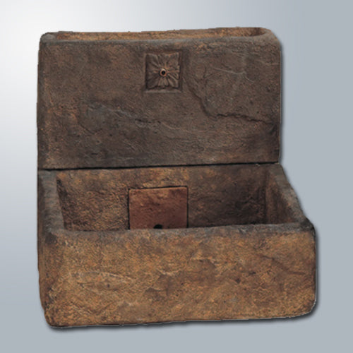 Elegant Shallow English Cistern Fountain for Enchanting Outdoor Spaces