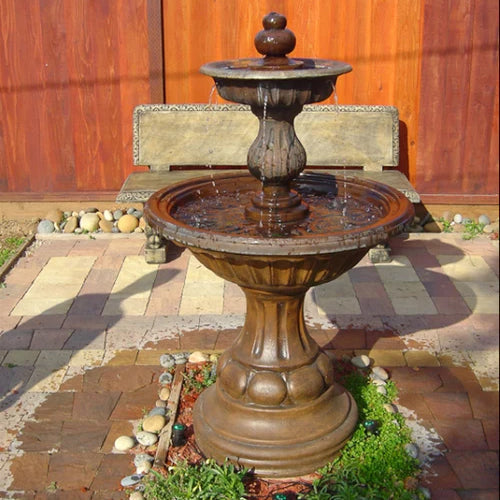 Elegant Siena Outdoor Water Fountain - Enhance Your Garden Oasis!