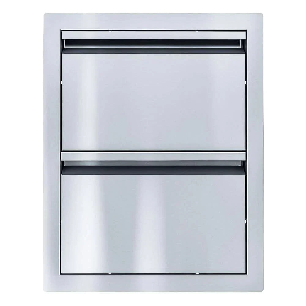 Sunstone 16 Inch Aruba Series Large Triple Drawer Unit with Cutlery Drawer and Two Large Storage Drawers - ARU-16TD