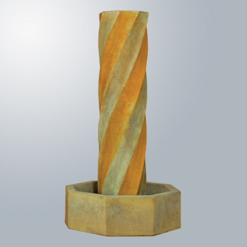 Captivating Swirl Water Fountain - No Ball Design