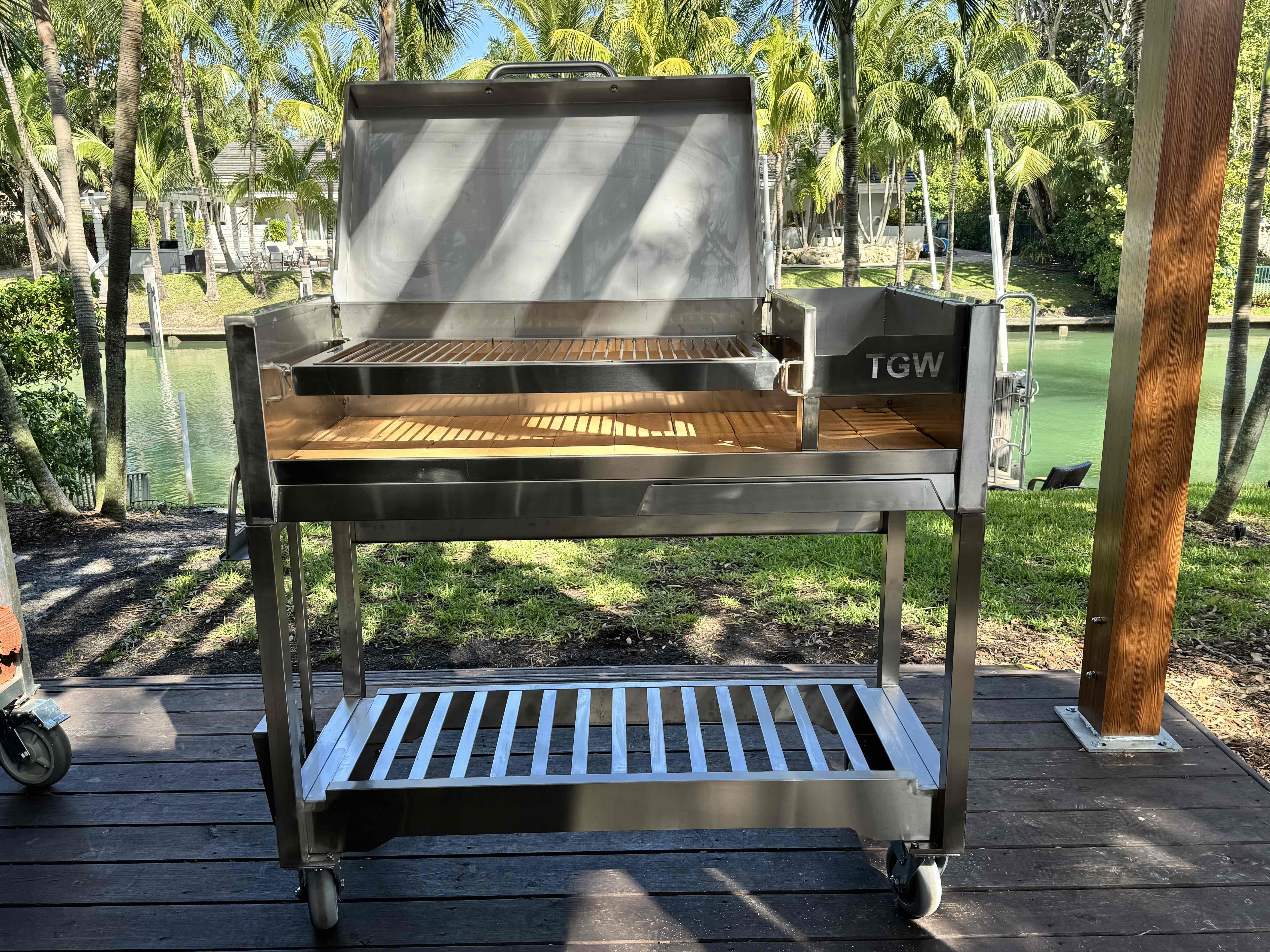 Tagwood BBQ Argentine Wood Fire & Charcoal Gaucho Grill | BBQ18SS--