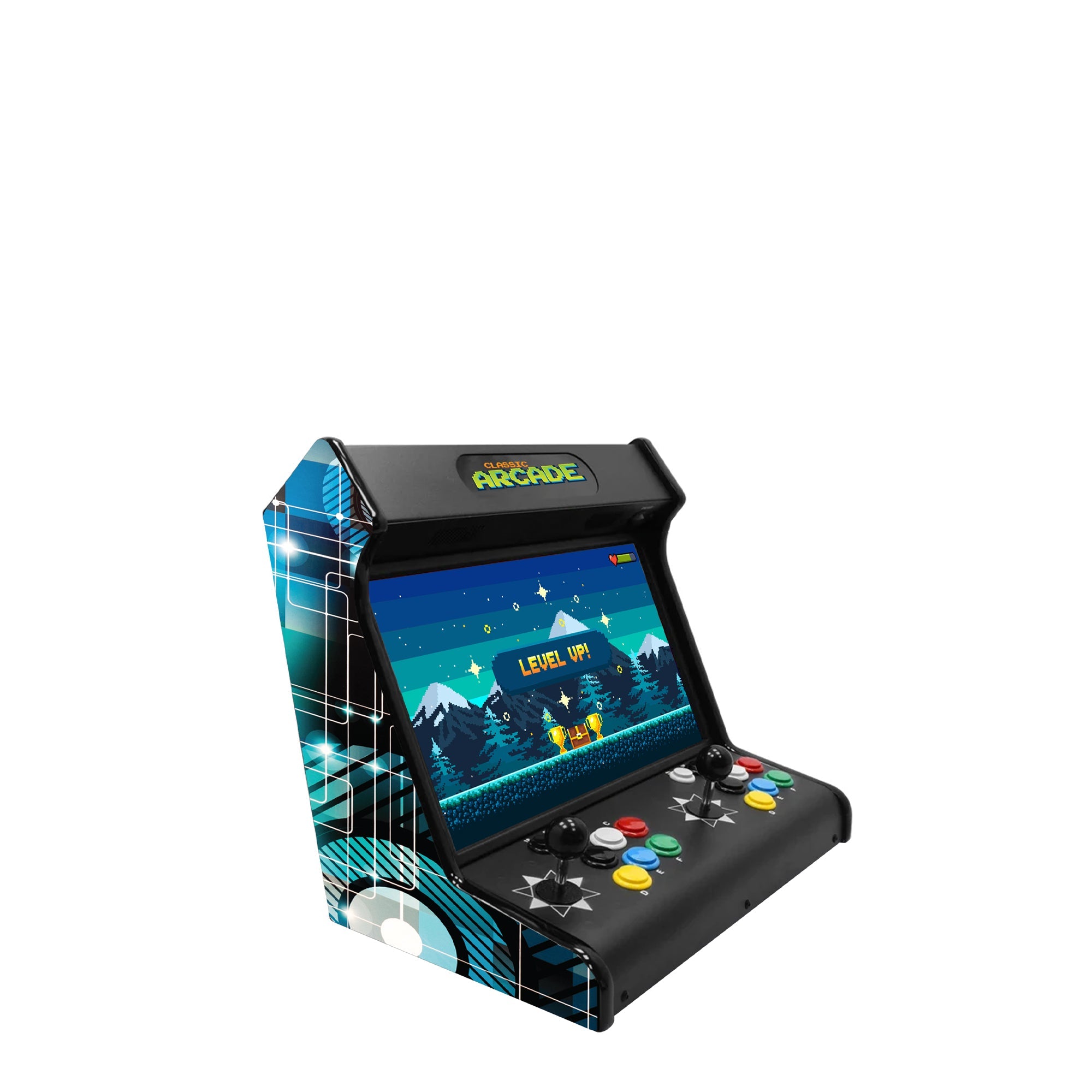 Creative Arcades 2P Mini 18.5" LCD Tabletop Arcade Machine with 23,000 Modern and Classic Games | Wifi Access | HDMI Compatible-3-4 Week Lead Time