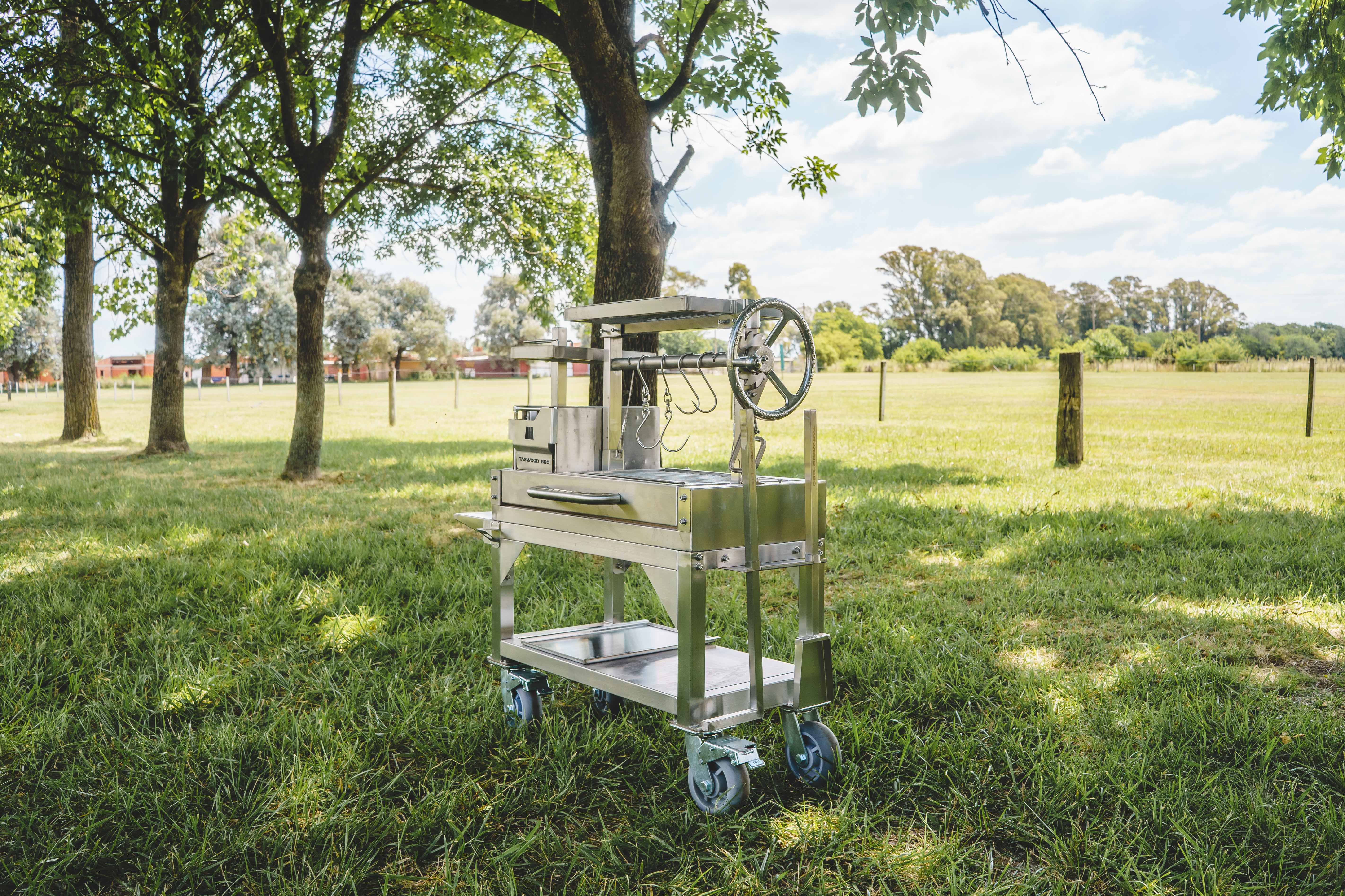 Tagwood BBQ Argentine Santa Maria Wood Fire & Charcoal Gaucho Grill | BBQ03SS MINI -