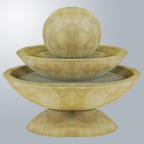 Elegant Tondo Shallow Fountain for Your Oasis